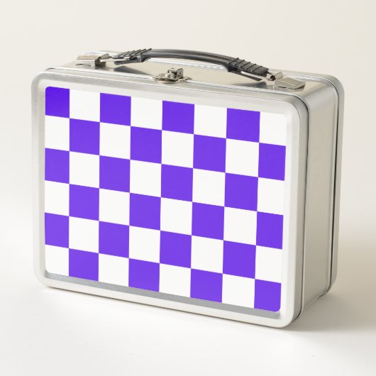 Classic visual violet checkerboard  (Voorkant)