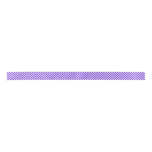 Classic visual violet checkerboard  satijnen lint (Voorkant)