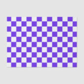 Classic visual violet checkerboard tissuepapier (Voorkant)