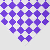 Classic visual violet checkerboard tissuepapier (Detail)