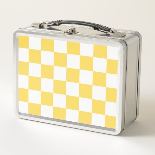 Classic visual yellow checkerboard  (Voorkant)