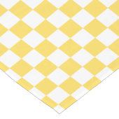 Classic visual yellow checkerboard  korte tafelloper (Hoek)