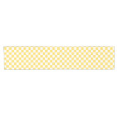 Classic visual yellow checkerboard  korte tafelloper (Horizontaal)