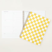 Classic visual yellow checkerboard  planner (Display)