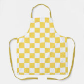 Classic visual yellow checkerboard  schort (Voorkant)