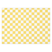 Classic visual yellow checkerboard  tafelkleed (Voorkant (Horizontaal))