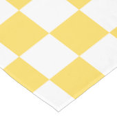 Classic visual yellow checkerboard  tafelkleed (Gekanteld)