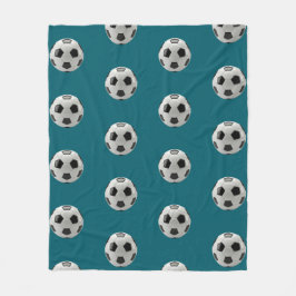 Classic Voetbal Patroon Sportdeken Fleece Deken