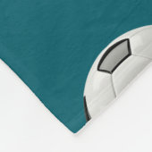 Classic Voetbal Patroon Sportdeken Fleece Deken (Hoek)