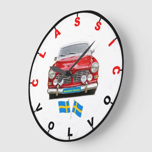 Classic Volvo Wall Clock Grote Klok (Hoek)