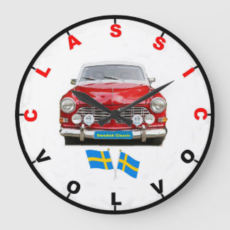 Classic Volvo Wall Clock Grote Klok