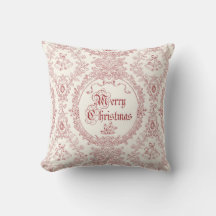 Classic Vrolijk Kerstrood Toile