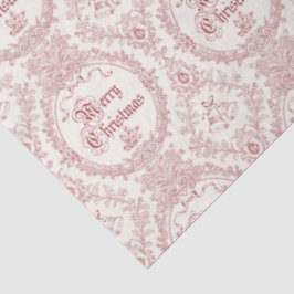 Classic Vrolijk Kerstrood Toile Tissuepapier