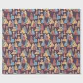 Classic Vrouw Auteurs Cadeaupapier (Vlak)