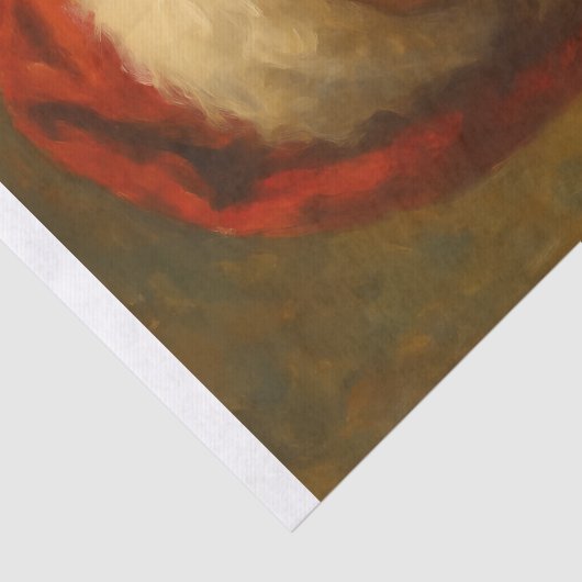 Classic Warm Santa Portrait Tissuepapier (Detail)