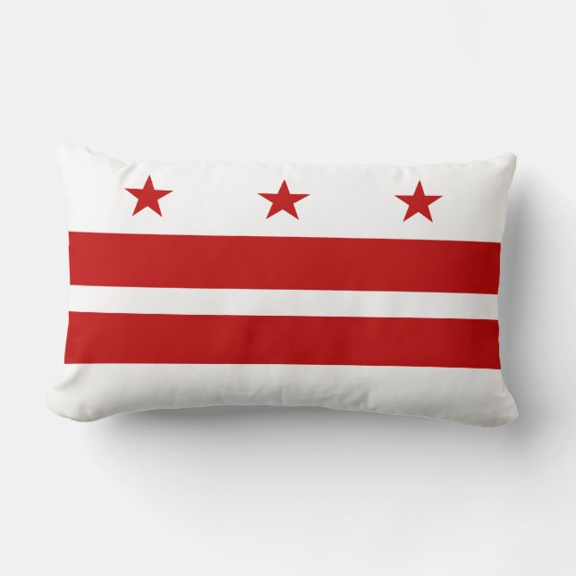 Classic Washington D.C. Flag Kussen (Voorkant)