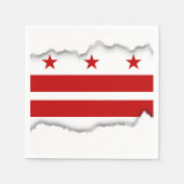 Classic Washington D.C. Flag Servet (Voorkant)