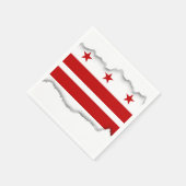 Classic Washington D.C. Flag Servet (Hoek)