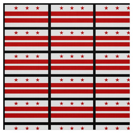 Classic Washington D.C. Flag Stof (Swatch)