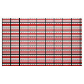 Classic Washington D.C. Flag Stof (Fat Quarter)