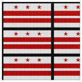 Classic Washington D.C. Flag Stof (Close Up)
