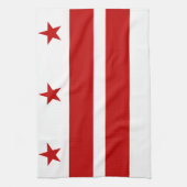 Classic Washington D.C. Flag Theedoek (Verticaal)