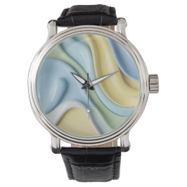 Classic watch in stylish abstract graphic horloge