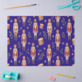 Classic Watercolor Nutcracker and Drum Christmas Tissuepapier (Craft)