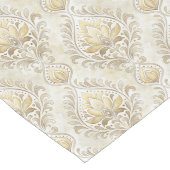 Classic Waterverf Damask Table Runner Ivory Tones Lange Tafelloper (Hoek)