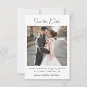 Classic Waterverf Engels Manor House Wedding Save The Date (Voorkant)