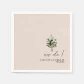 Classic Waterverf Engels Manor House Wedding Servet (Voorkant)