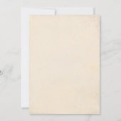 Classic waterverf Flower vrijgezellenfeest Kaart (Achterkant)