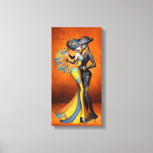 Classic Wedding Anniversary Plaque – Elegant Gift Canvas Afdruk (Voorkant)