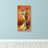 Classic Wedding Anniversary Plaque – Elegant Gift Canvas Afdruk (Insitu (Houten vloer))