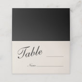 Classic Wedding Blank Place Cards Plaatskaartje (Buitenkant ongevouwen)