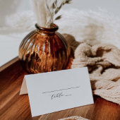 Classic Wedding Folded Place Card Escort J102 Plaatskaartje