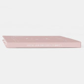 Classic Wedding Guestbook roze Gastenboek (Rug)