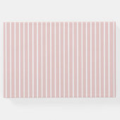 Classic Wedding Guestbook roze Gastenboek (Achterkant)