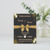 CLASSIC WEDDING INVITATION BRIEFKAART (Staand voorkant)
