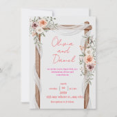 Classic Wedding Invitation – Elegant and Timeless  Kaart (Voorkant)