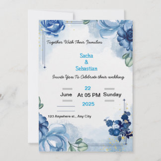 Classic Wedding Invitation – ontwerp Kaart