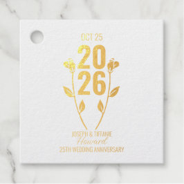 Classic Wedding Jubileum Bedankjes Labels