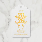 Classic Wedding Jubileum Cadeaulabels (Voorkant)