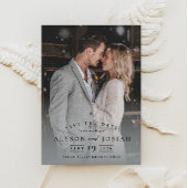 Classic Wedding Photo Save The Date