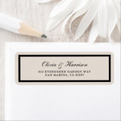Classic Wedding Return Address Label (Insitu)