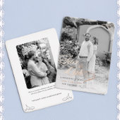 Classic Wedding Save the Date Folie Uitnodiging