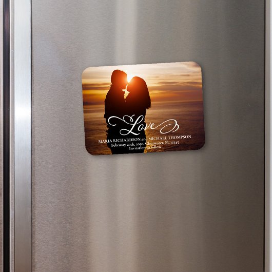 Classic Wedding Save the Date Foto Liefde