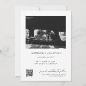 Classic Wedding Save the Date Kaart (Achterkant)