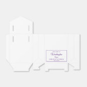 Classic Wedding Welkom Gepersonaliseerde Huwelijks Bedankdoosjes (Uitgevouwen)