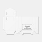 Classic Wedding Welkom Gepersonaliseerde Huwelijks Bedankdoosjes (Uitgevouwen)